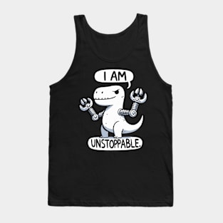 I am unstoppable TRex Dinosaur Tank Top